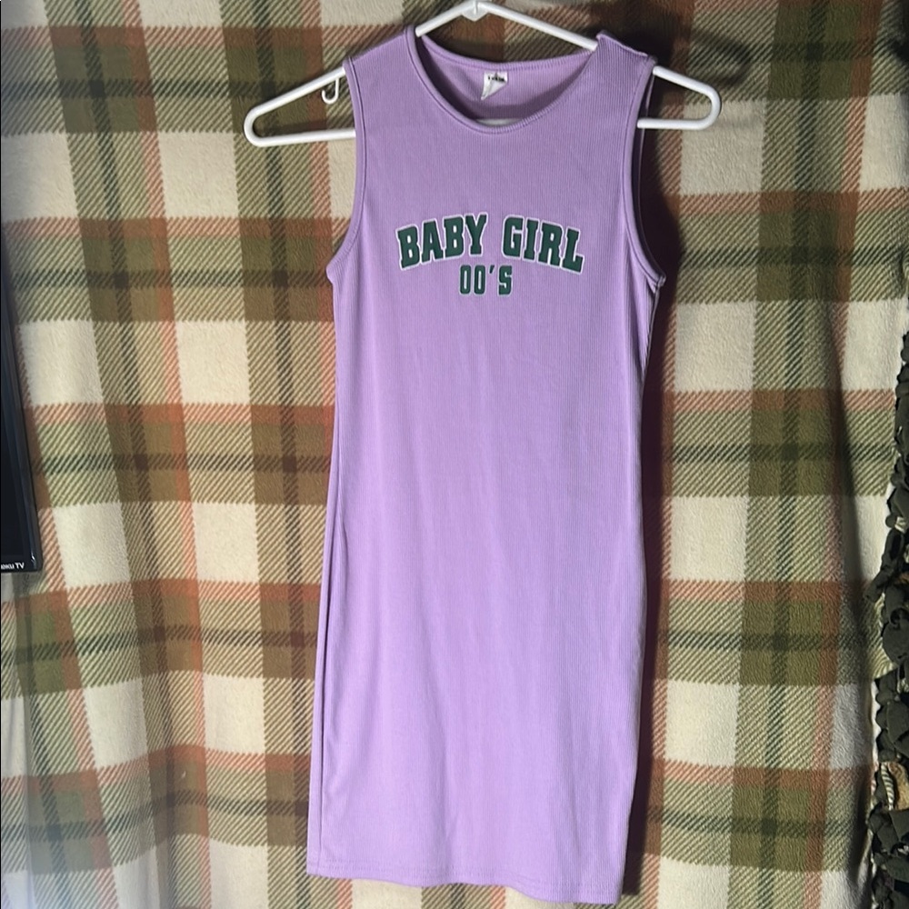 Purple Sleeveless dress